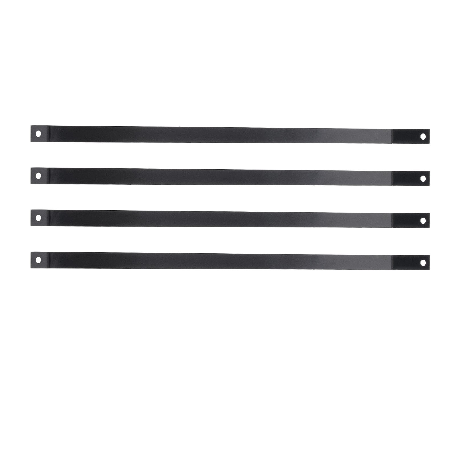 Universal Storage Shelving Brackets Black 4pcs Kit 19.6” (D) x 59.3” (H)