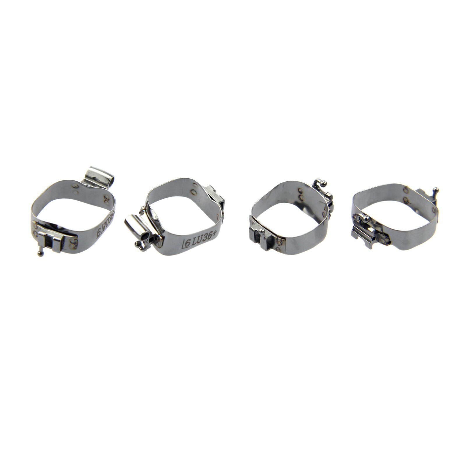 85 Sets Orthodontic Molar Band Prewelded Buccal Tube Lingual Sheath Roth MBT 3M