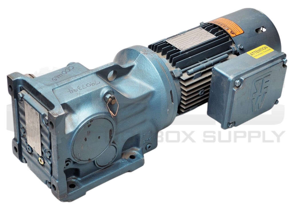 NEW SEW EURODRIVE K47DT80N4BMG1HR GEARBOX 15.86 M1B W/ DFT80N4BMG1HR MOTOR