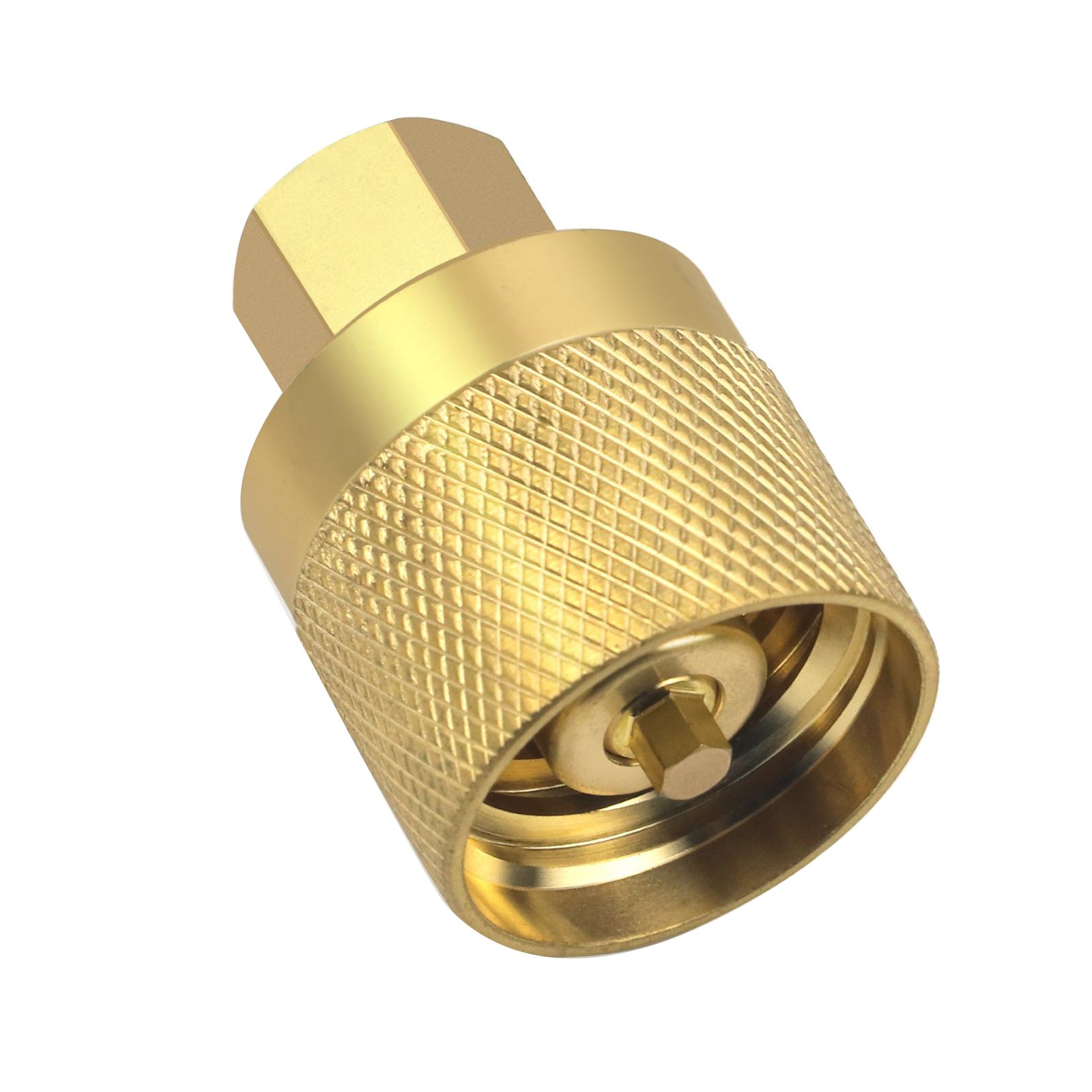 RE7141F Forklift Connector Propane Tank Female Connection Fitting Adapter Valve