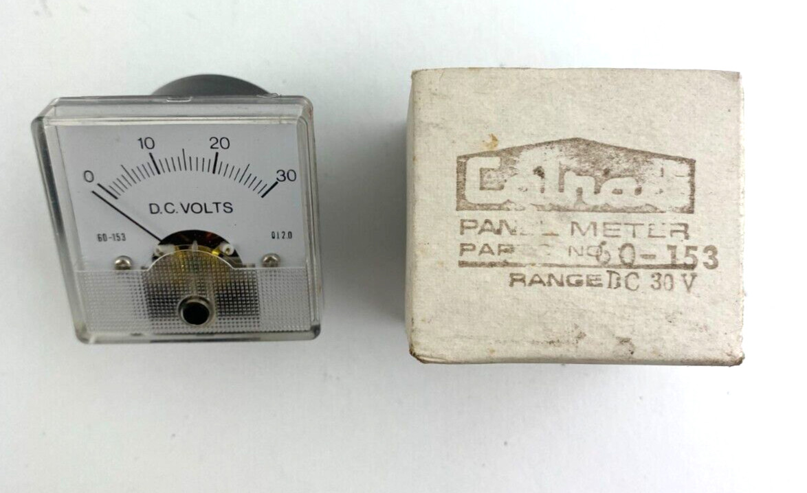 Calrad Panel Meter 60-153 – DC 30V – DC Volt Meter