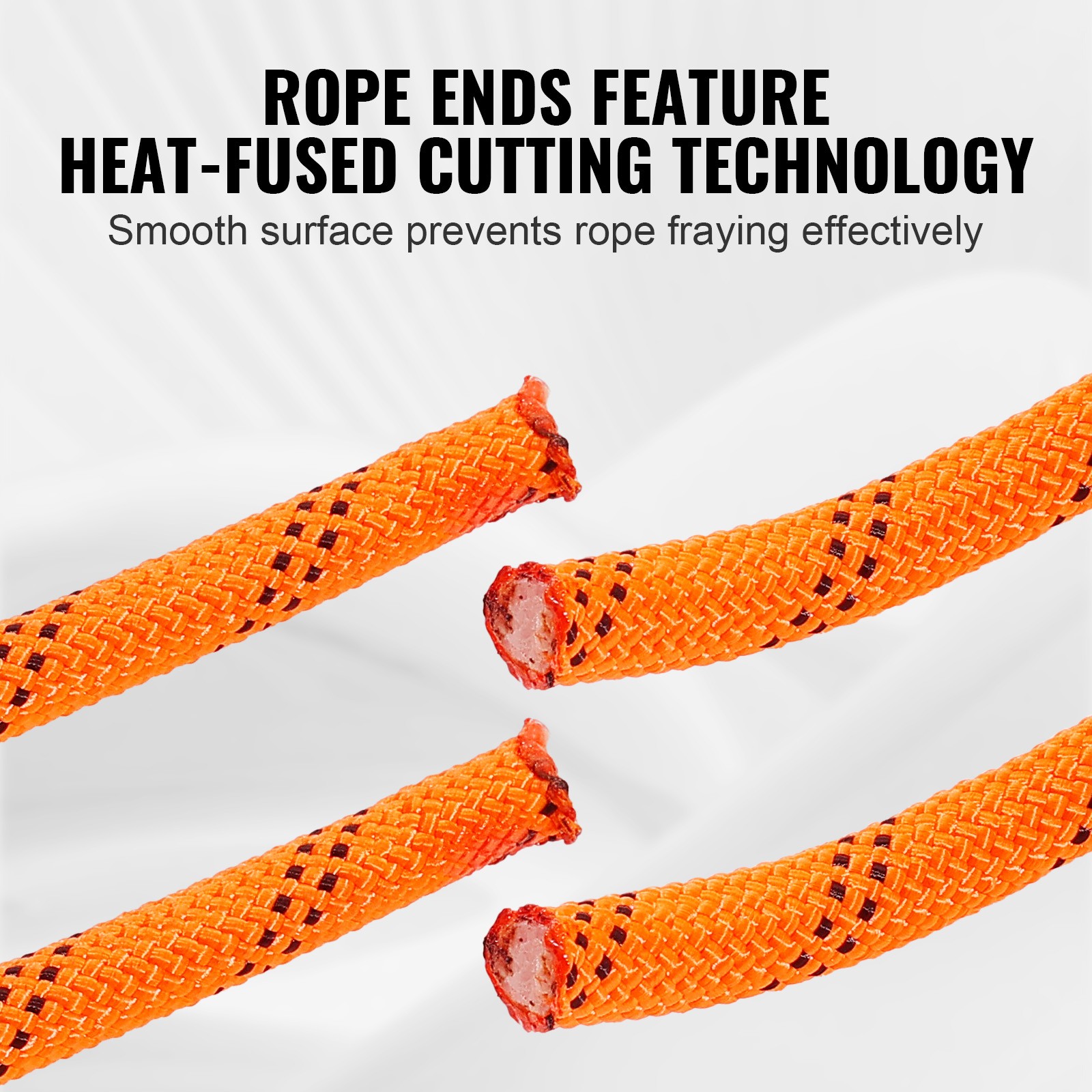 VEVOR Arborist Tree Climbing Rope Double Braid Polyester 3/8″ x 120′ 48-Strand