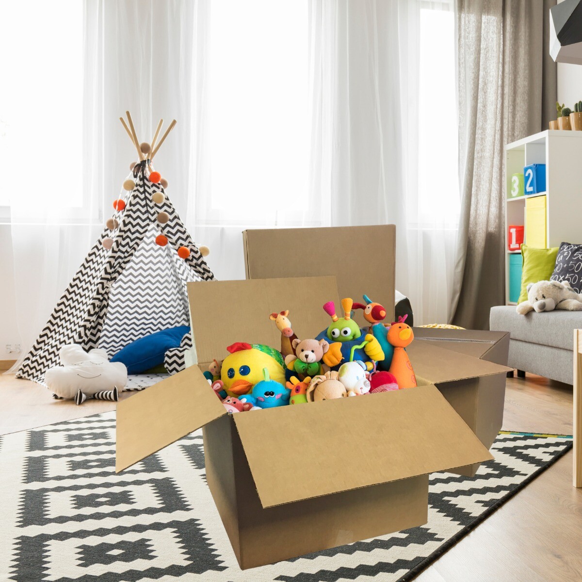 UBMOVE Large 6 Pack Moving Cardboard Boxes 20 x 20 x 15-inches