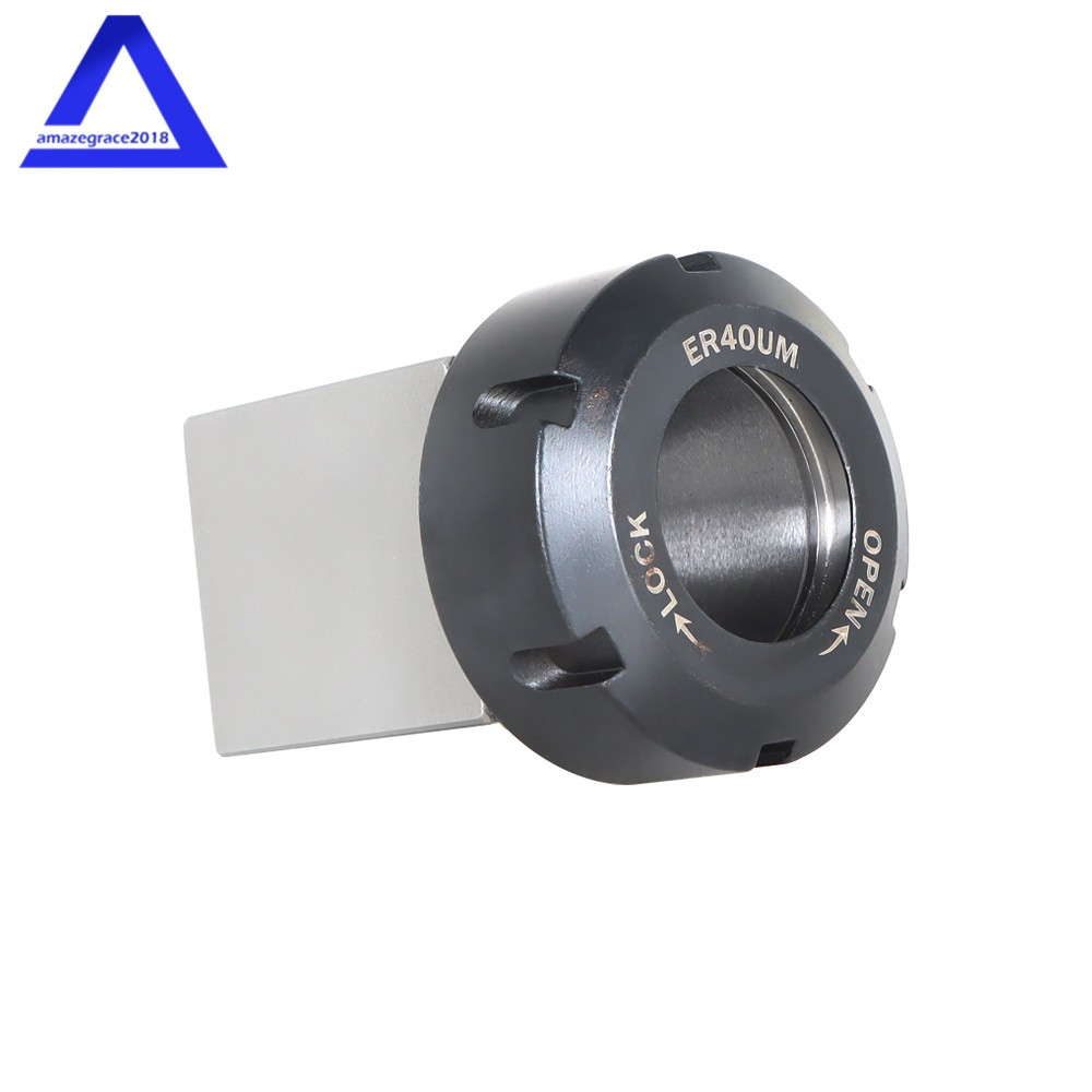 ER40 Hex + ER40 Square Collet Block Chuck Holder for CNC Lathe Engraving Machine