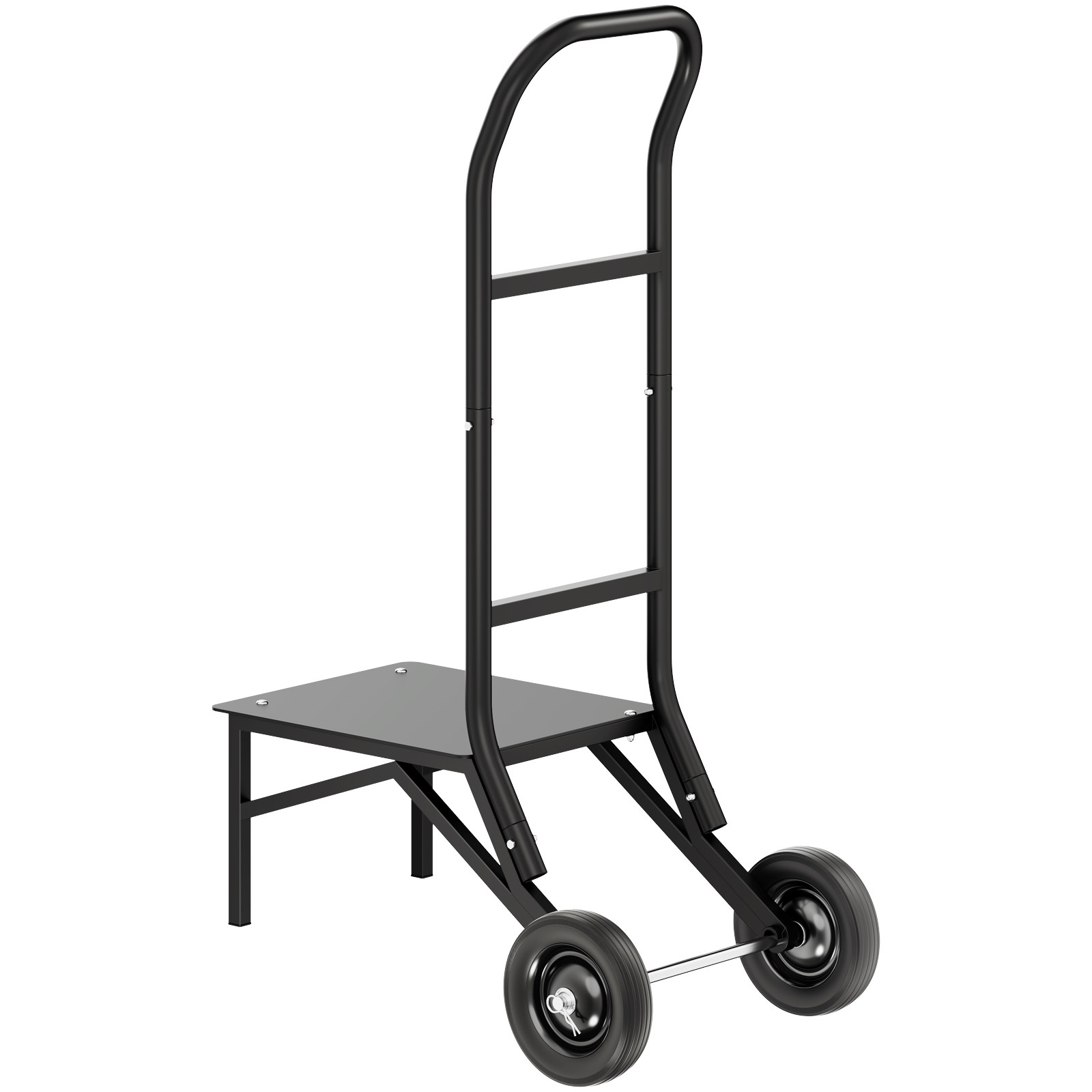Folding Chair Rack Cart for 10 Chairs of 150 LBS Push-Style Chair Dolly