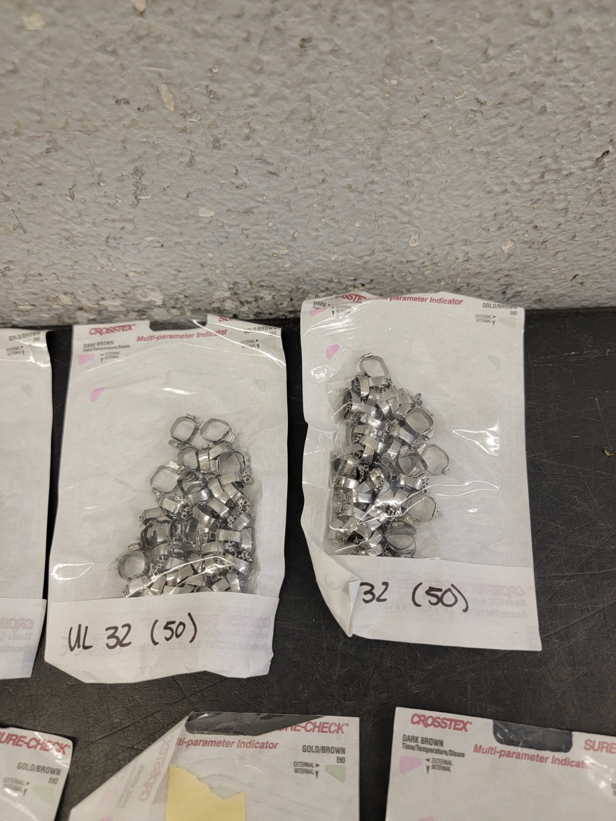 Molar Bands. Dental, Stainless, Various Sizes 300+ Count (Z13)