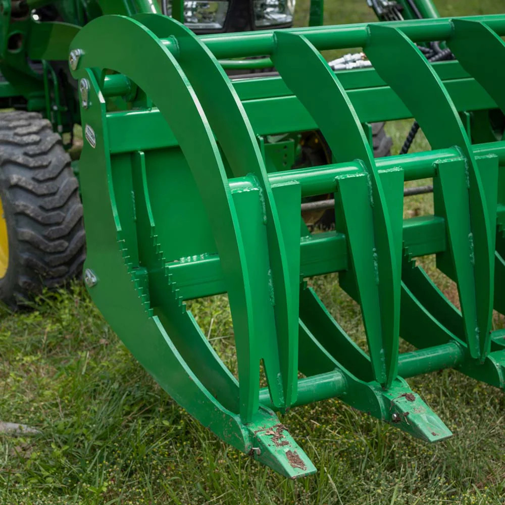Titan Attachments 60″ HD Root Grapple Rake Attachment Fits John Deere Hook & Pin