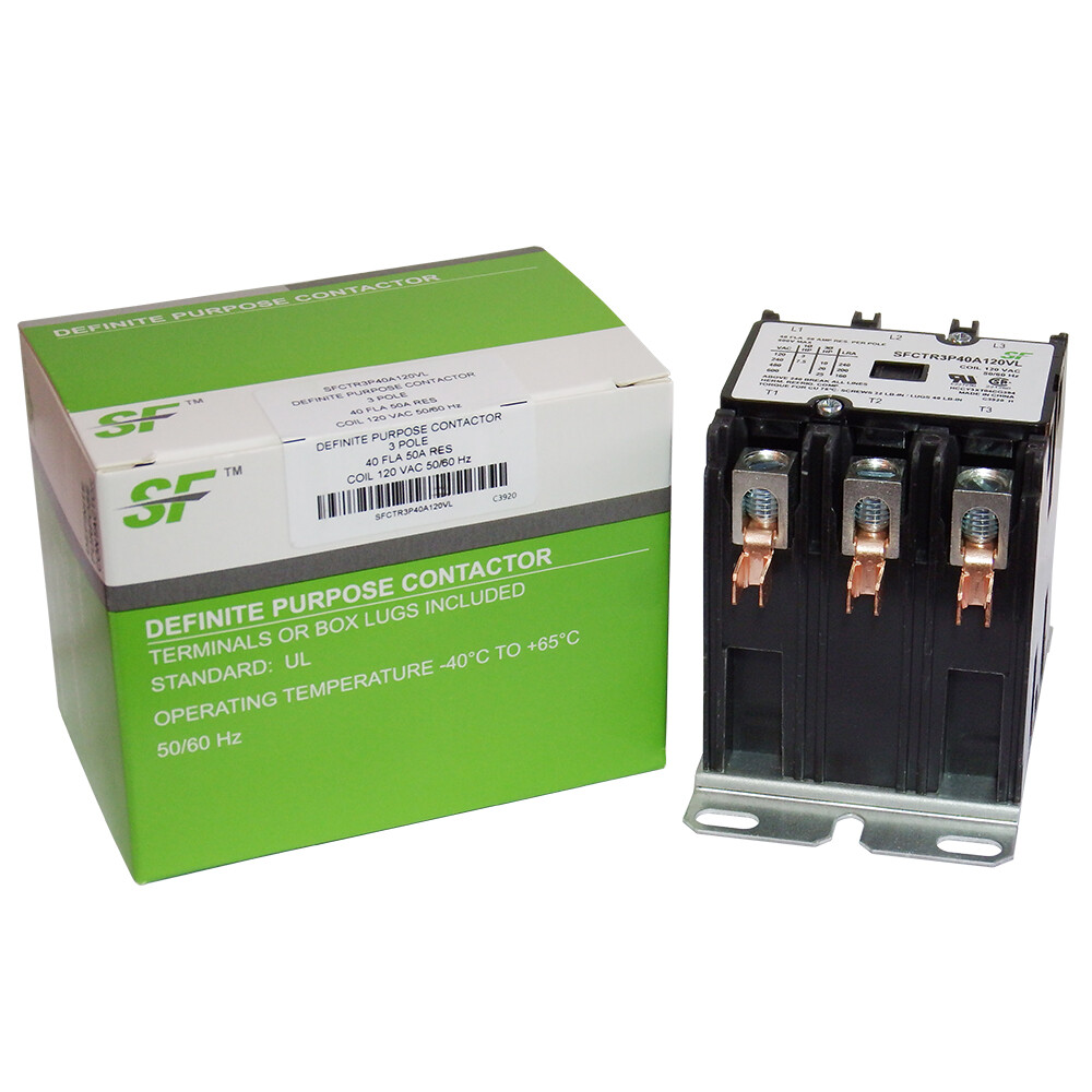 OEM American Standard Trane Contactor CTR02578 CTR-2578 Replacement 3P 40A 120V