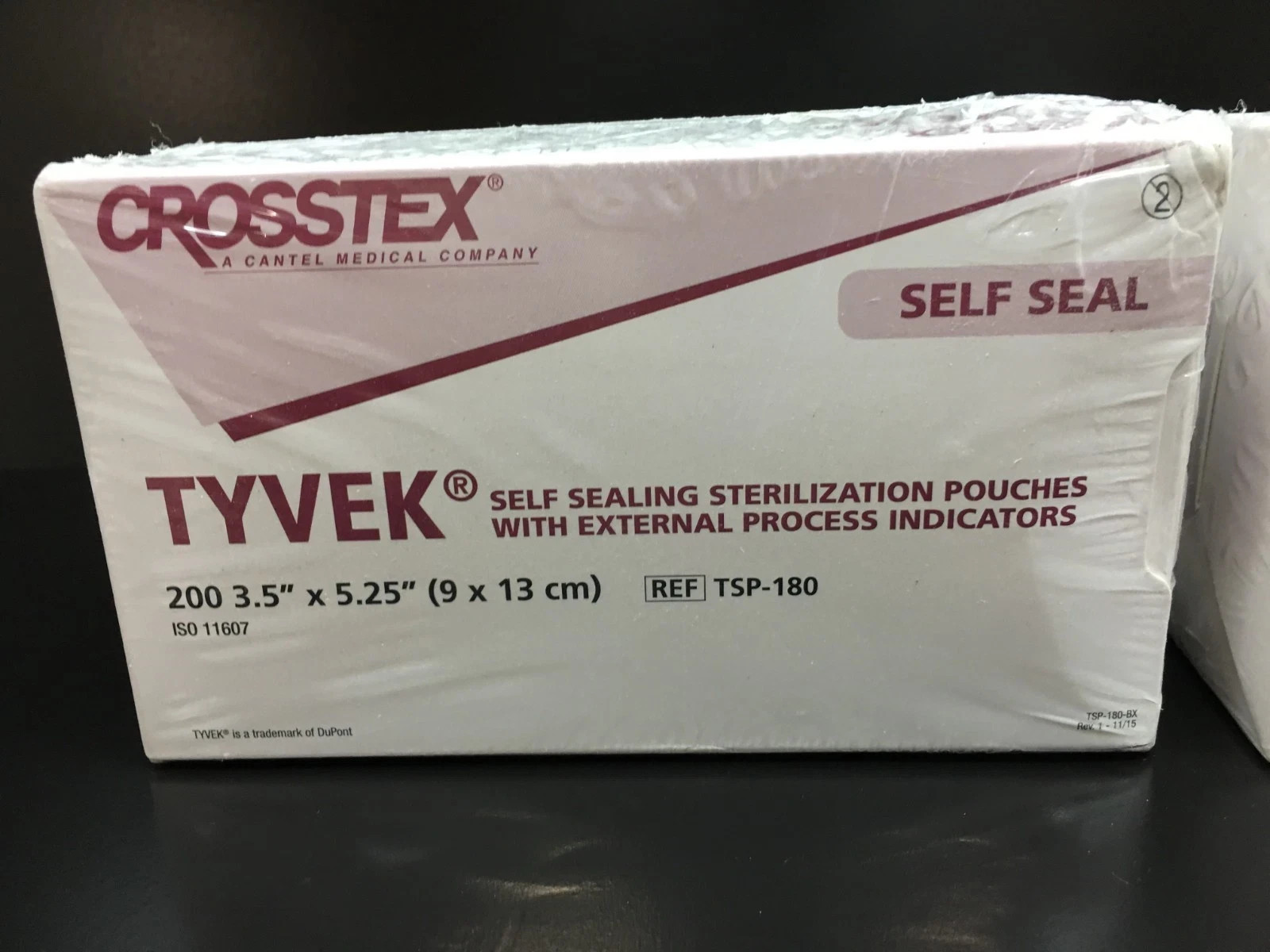 Crosstex REF TSP-180 Self-Seal Tyvek Pouch 3.5″ x 5.25″ Lot 2 PKS