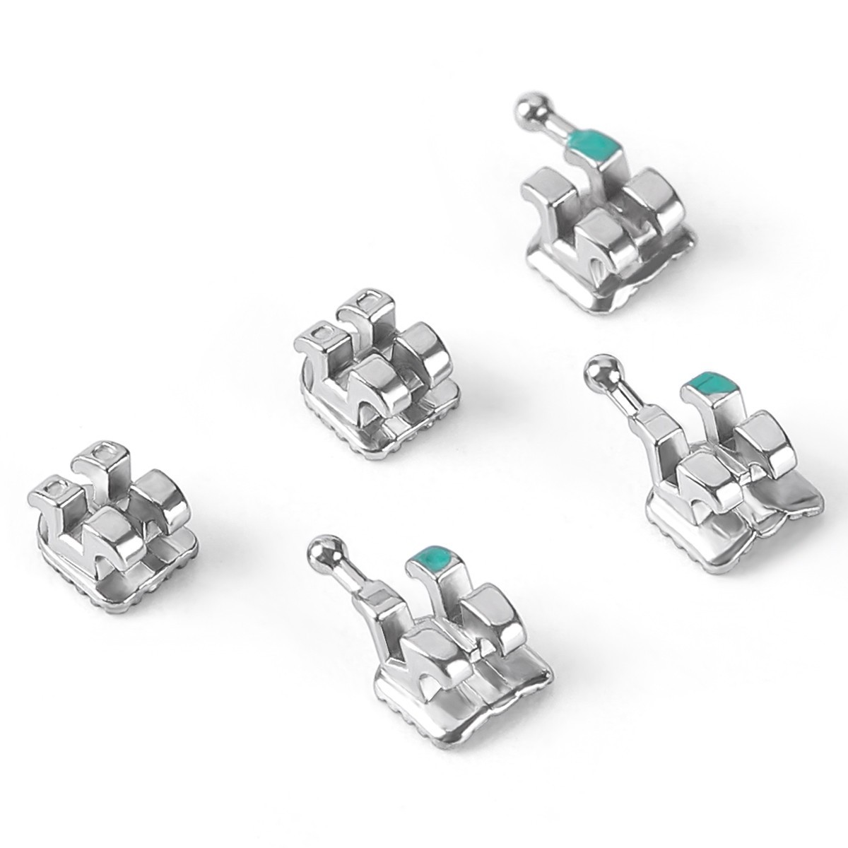 20Sets Dental Orthodontic MIM Monoblock Brackets Mini Roth 0.022″ Hooks AZDENT