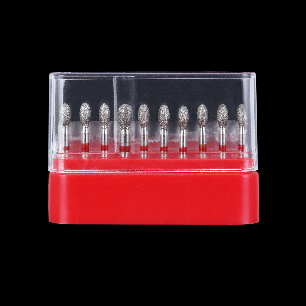 Dental Fine Grit Diamond Burs 379-023F Egg Football Shape for Cutting 10Pcs/PK