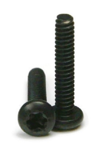 Torx 6 Lobe Pan Head Machine Screw Black Oxide Stainless Steel Screws 4-40 25pc