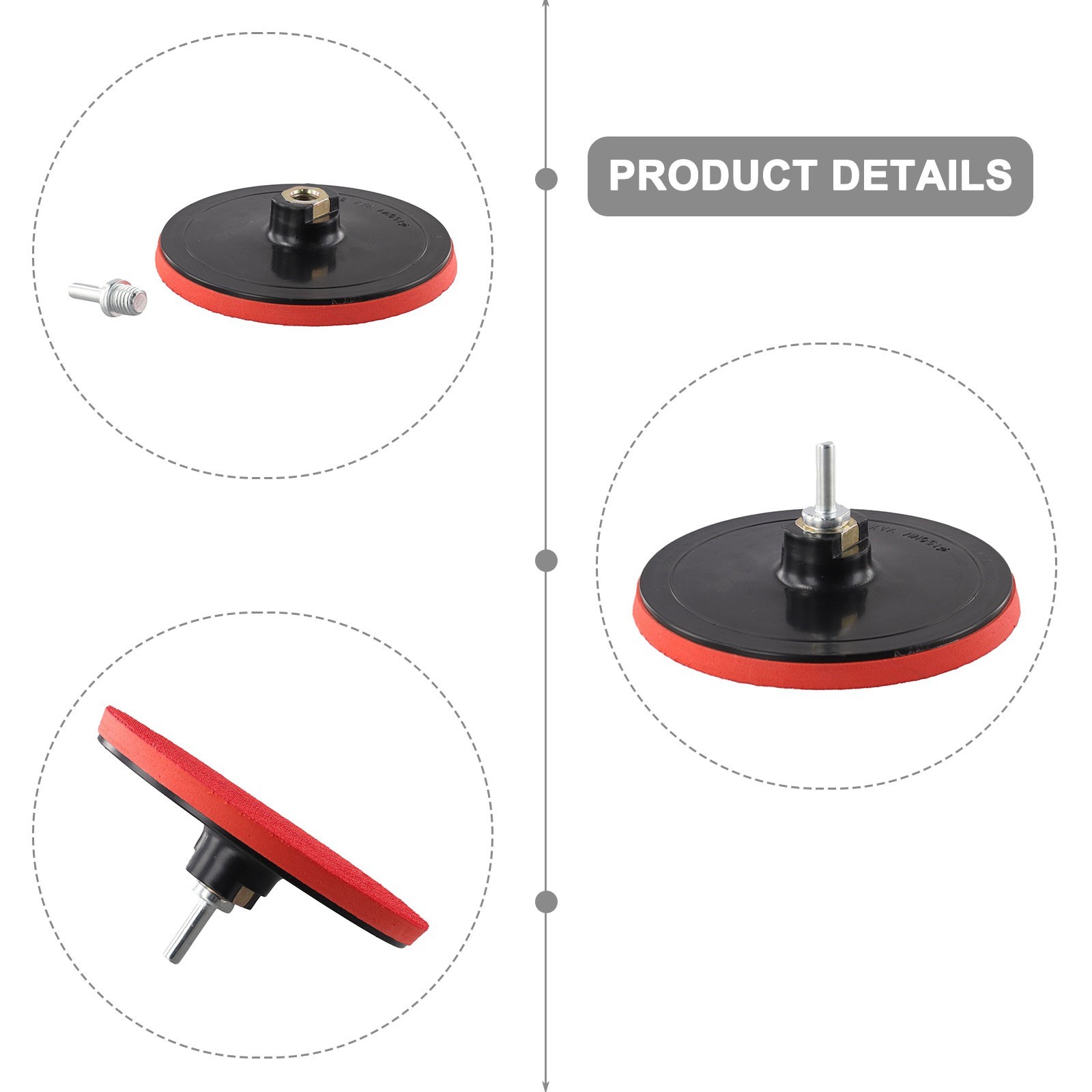 For Angle Grinders Firm Backing Pad Polishing Machines 1 Pack 125mm/5inch