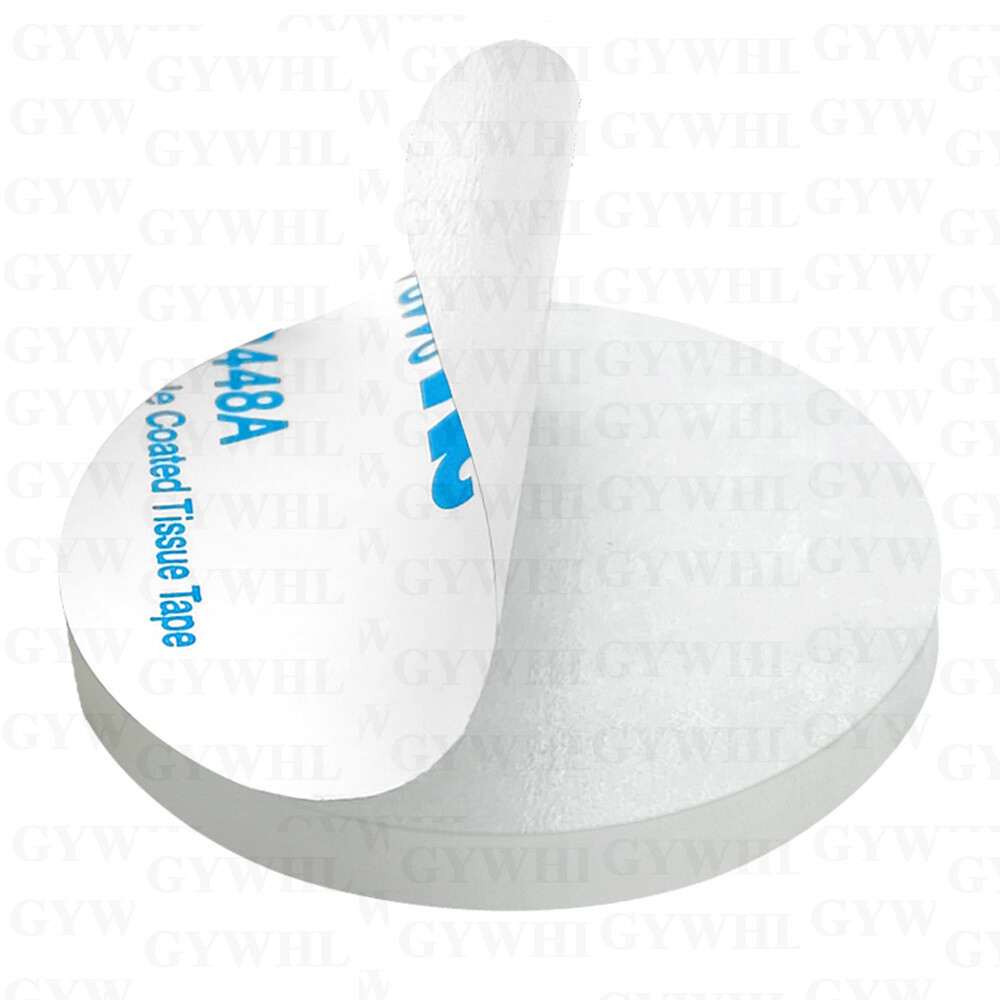 White Silicone Solid Discs Self Adhesive Round Pad Sealing Cushioning 5mm-150mm