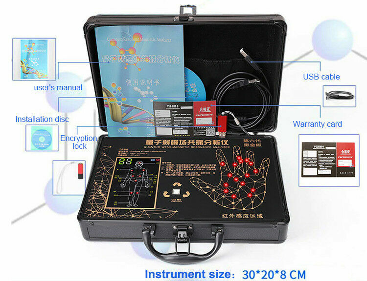 English Software 6th Generation Quantum Magnetic Resonance Body Analyzer Pro