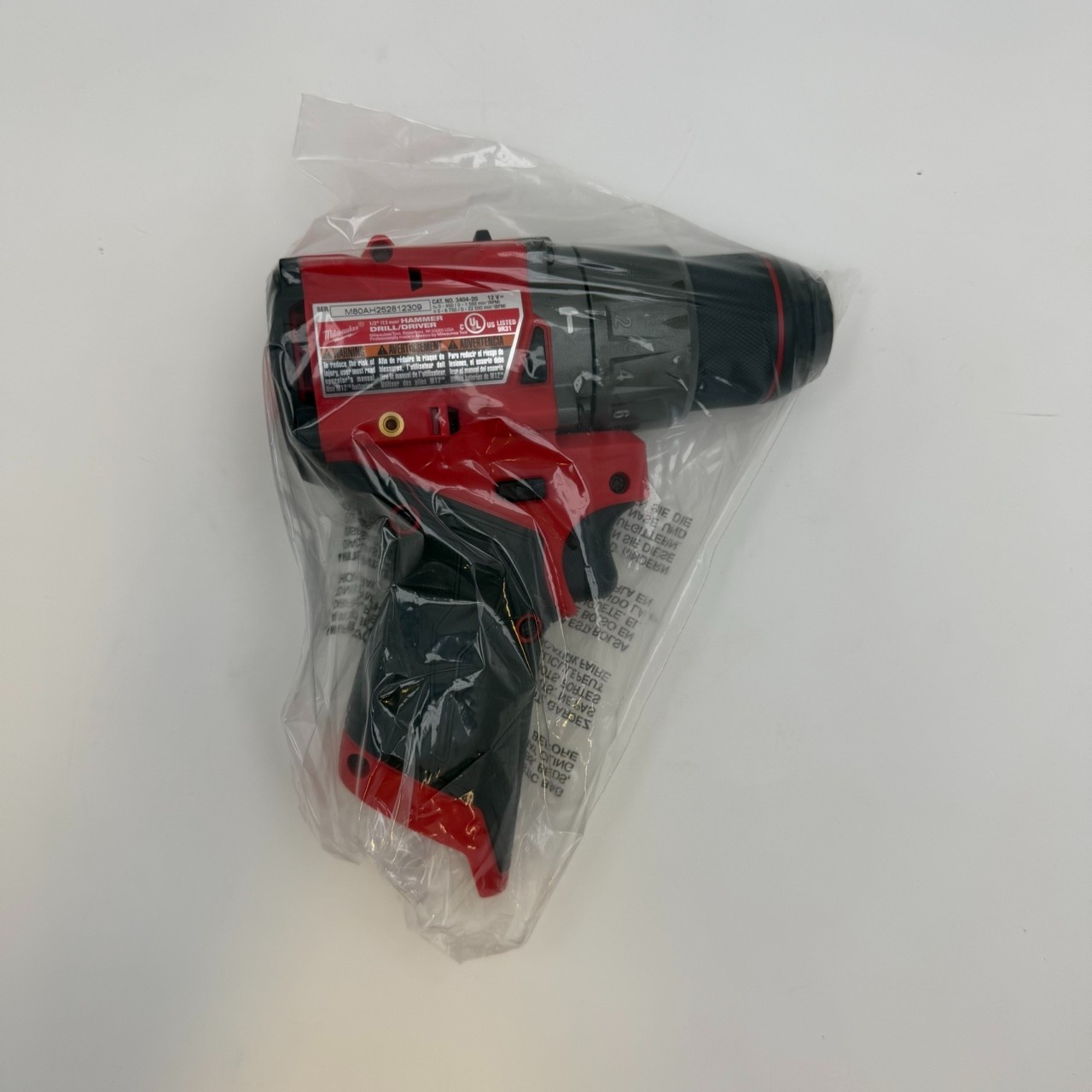 Milwaukee Fuel M12 (3404-20) – 12V 1/2″ Hammer Drill Driver w/ XC 4.0 Battery
