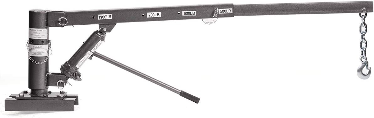 Stark USA 1/2 Ton Capacity Pickup Truck Extra Hoist Lift Load Jib Crane Boom..
