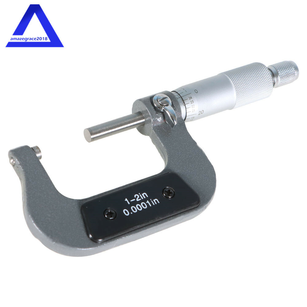 1-2″ Outside Micrometer 0.0001″ Carbide Tipped Precision Micrometer