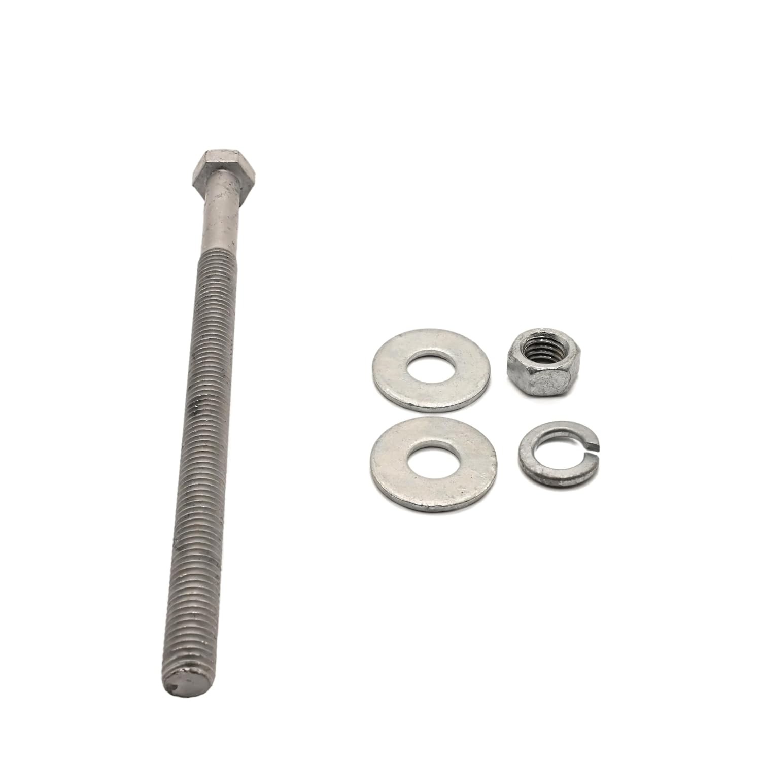 3/4″-10 x 16″ Hot Dipped Galvanized Hex Bolt Kit (10 Sets)—6″ Thread