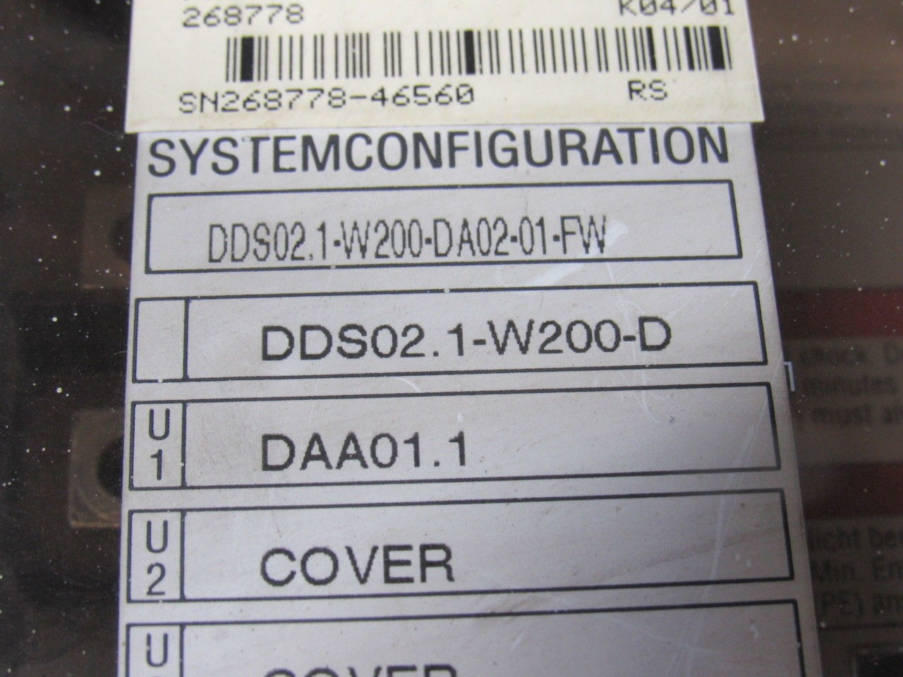 Indramat DDS02.1-W200-DA02-01-FW 300VDC Digital AC Servo Controller