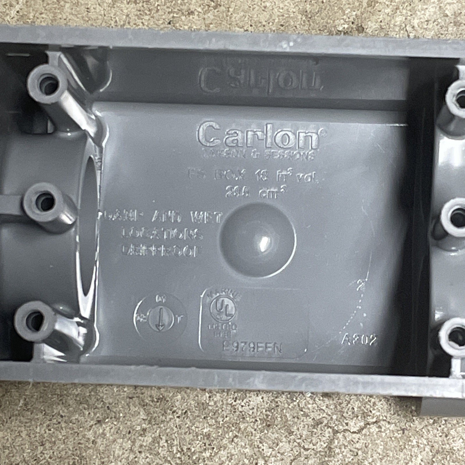 Carlon E979FFN PVC Box 1” Slip