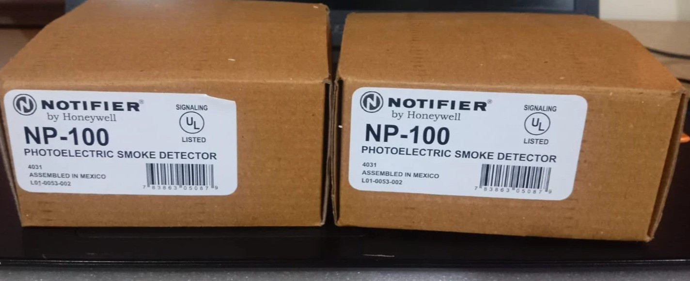 Notifier NP-100 Photoelectric Smoke Detector NP 100 Fast Shipping