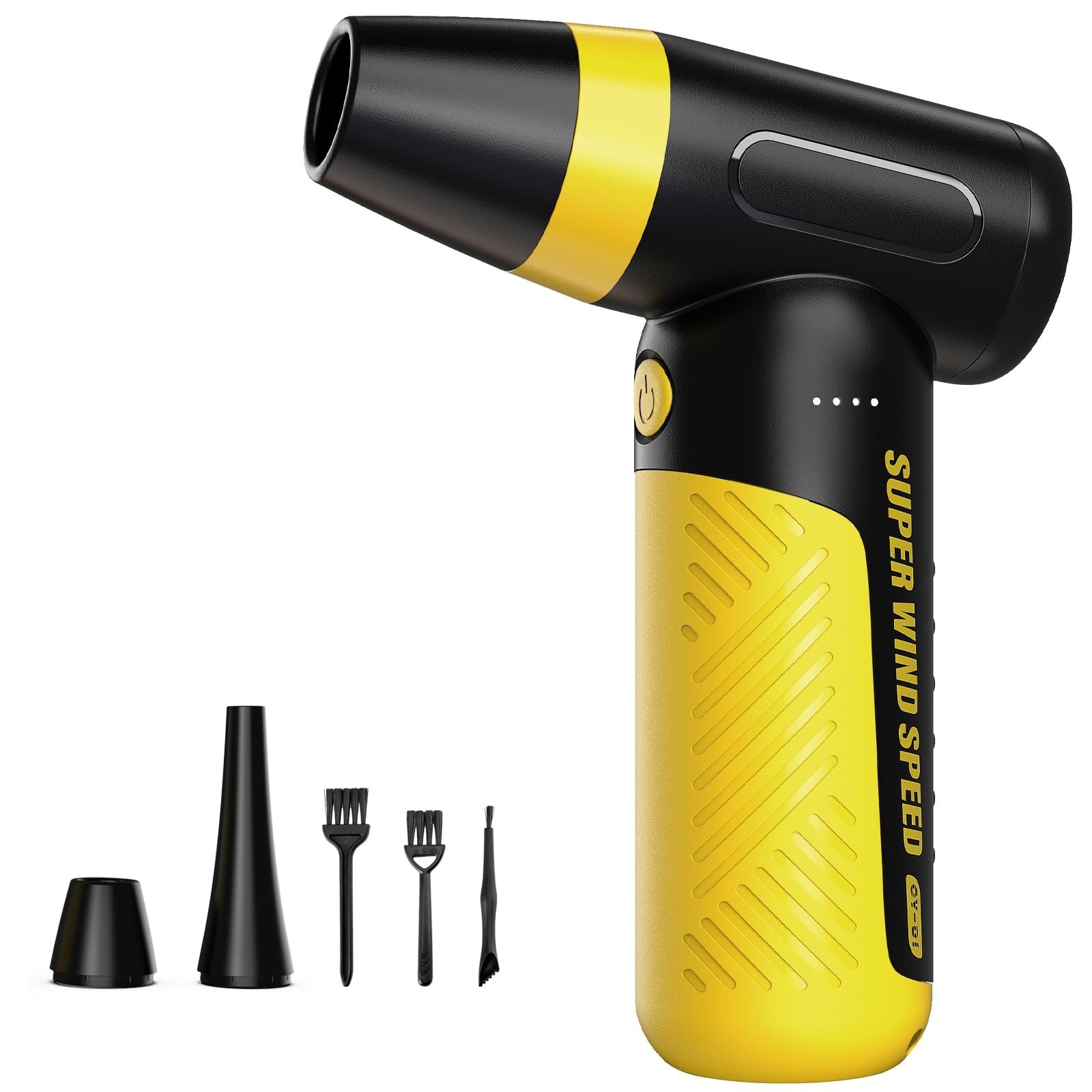 Electric Compressed Air Duster & Blower, 150000 RPM Super Power Adjustable Ai…