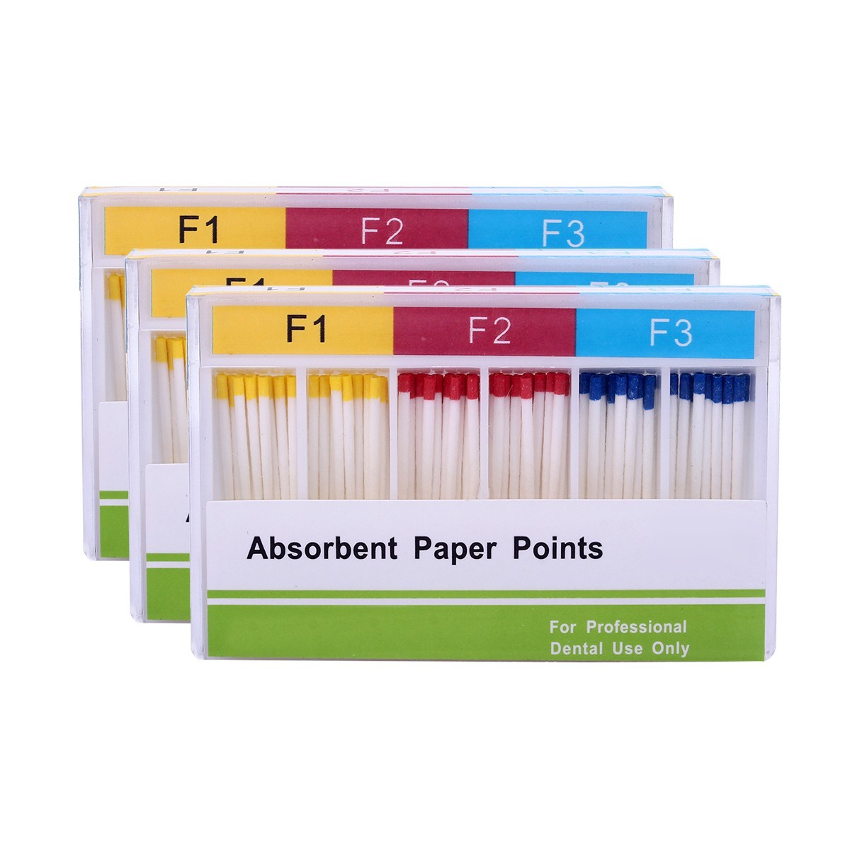 AZDENT Dental Root Endo Absorbent Paper Points PP 0.02/0.04 15#-40#/F1 F2 F3