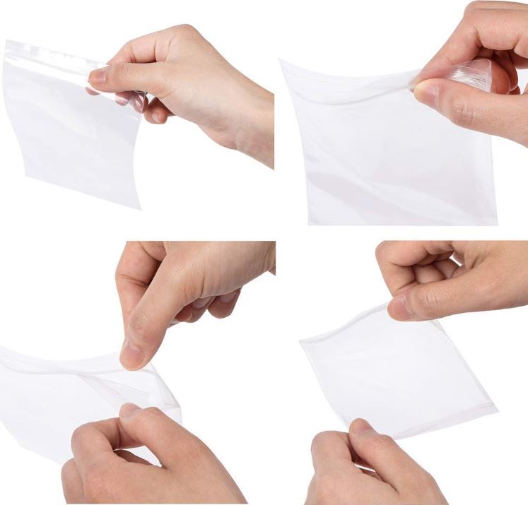 Pick Quantity 1-6,000 4″ x 9″ Reclosable Resealable Clear Long Zipper Poly Bag