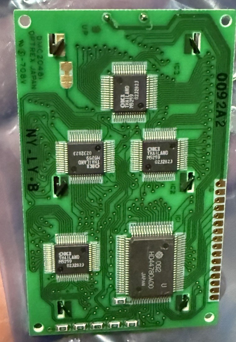 DMC20481NYU-LY Optrex Display Module