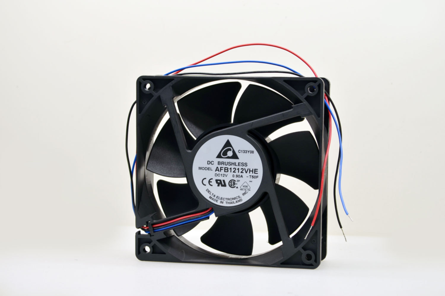 Delta Industrial Grade IP55 AFB1212VHE-T50F 12V Fan Dust Protected Waterproof