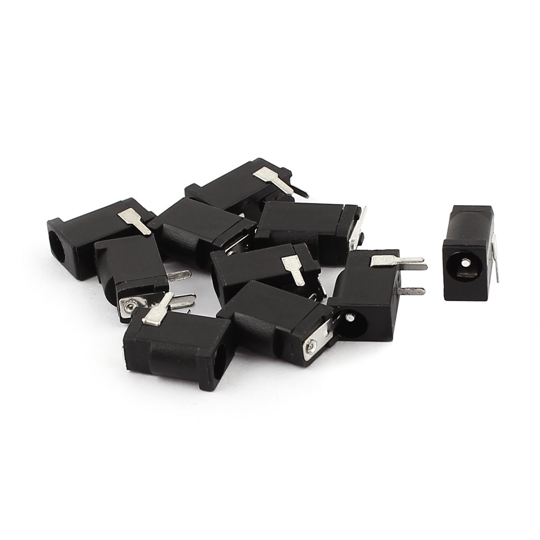 10pcs 3Pin PCB Mount 3.5×1.3mm Female DC Power Jack Socket Connector