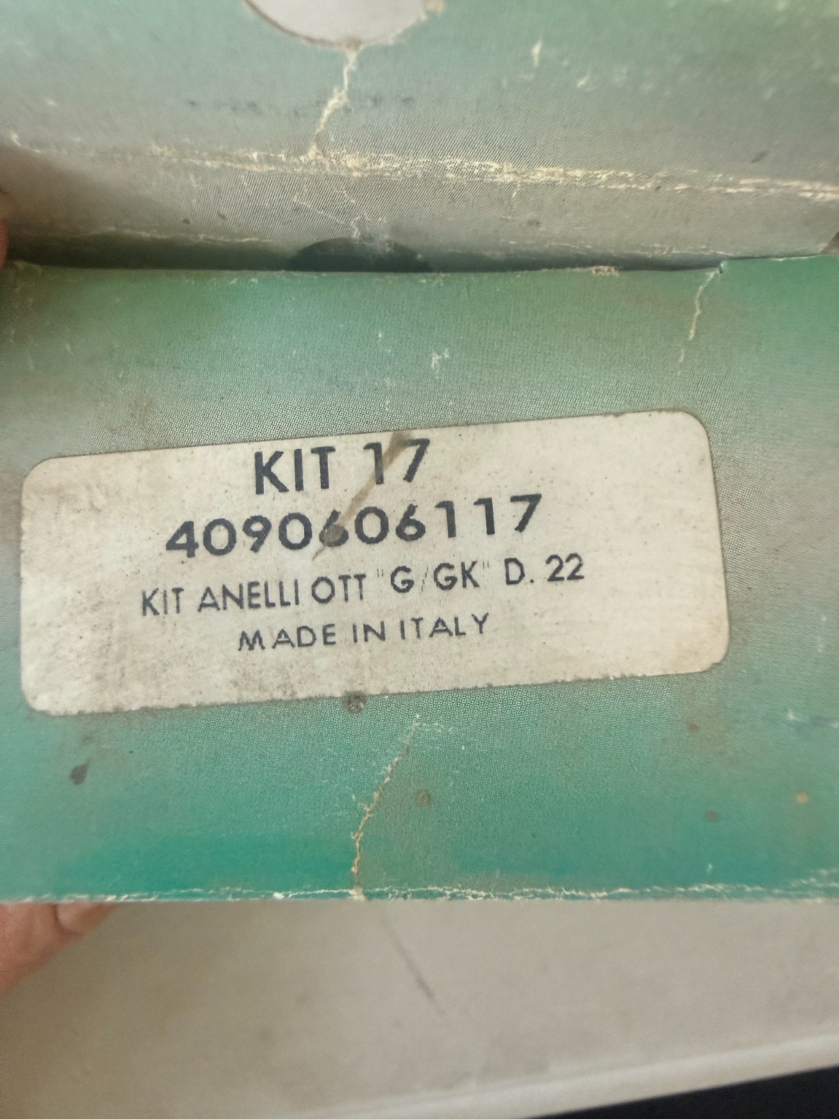 UDOR 4090606117 Kit 17 Brass Ring Kit GK Series D22 Genuine OEM Made in Italy