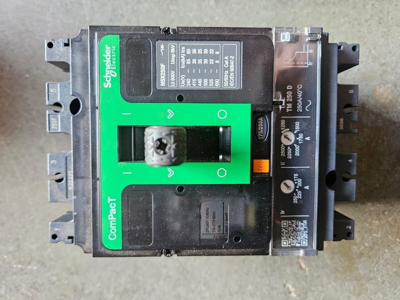 C25F3TM250 Circuit Breaker Compact NSX US Free TAX