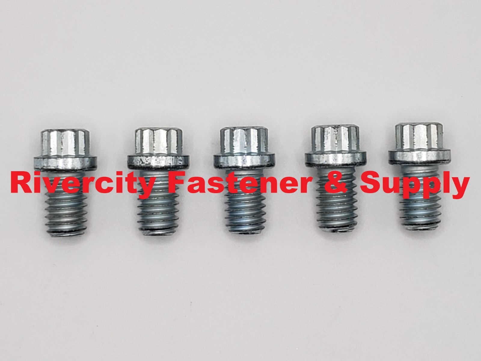 5/16-18×1/2 Alloy Steel 12 Point Flange Screws 5/16x18x1/2 Extra Strong Bolts ZN