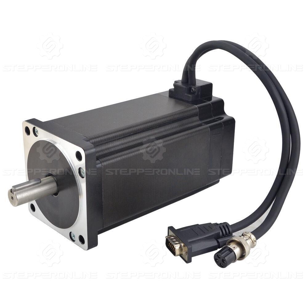 STEPPERONLINE 12Nm Nema 34 Closed Loop Stepper Motor 1700oz.in 6A Φ14mm L=175mm