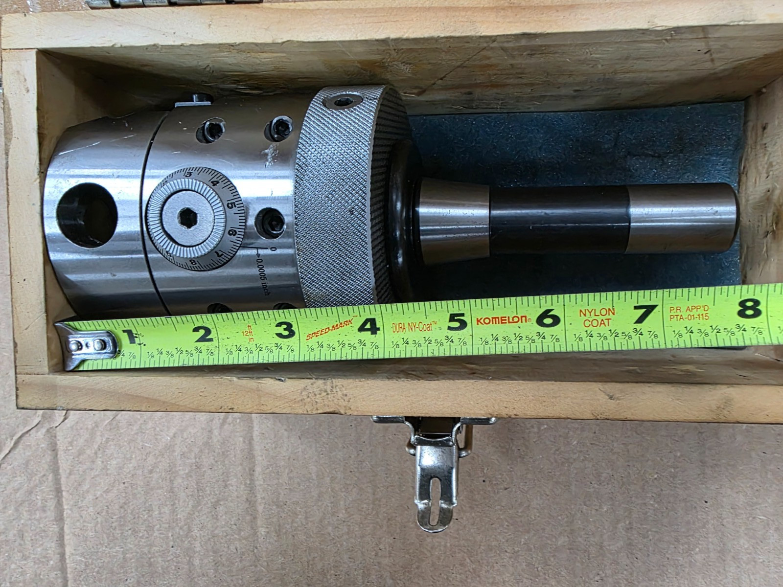 Unknown2 3 Feed Automatic Boring Head R8 Used & Works No Boring Bars Included