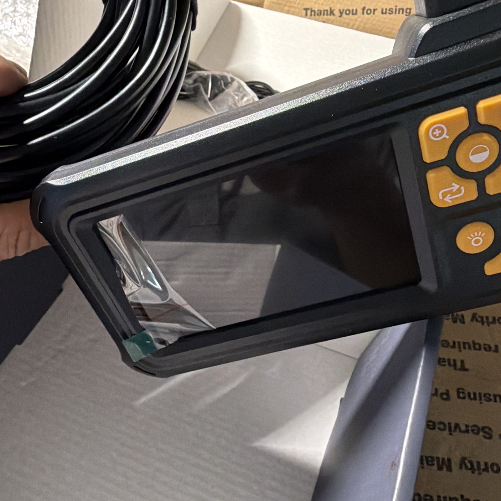 P100 Industrial Endoscope Bore Scope 4.3″ Screen, Waterproof 50FT