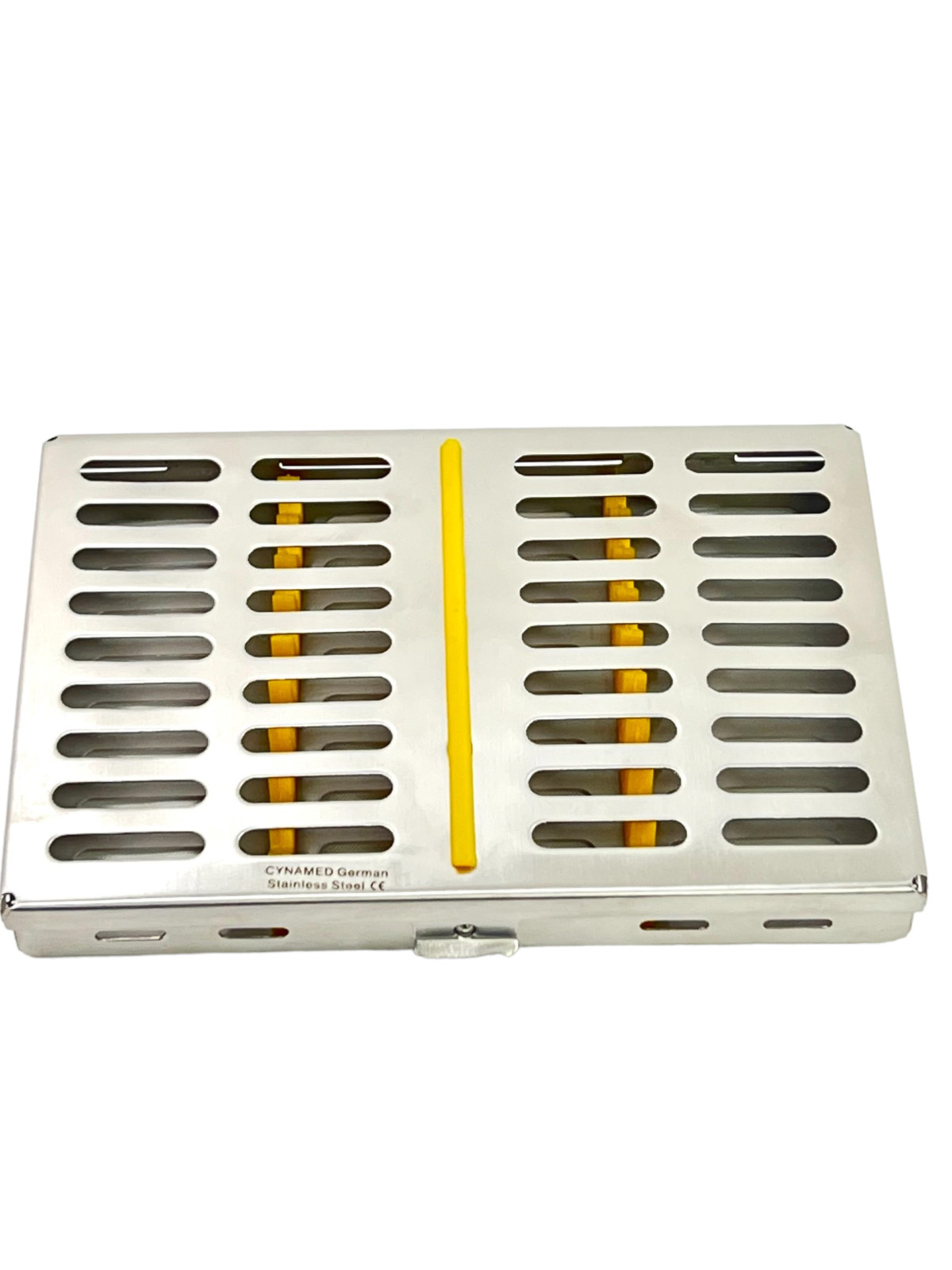 DENTAL SURGICAL AUTOCLAVE STERILIZATION CASSETTES RACKS BOX FOR 10 INSTRUMENTS