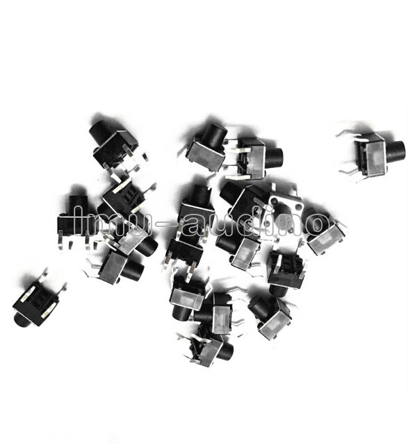 100PCS 6x6x5mm DIP Through-Hole 4pin Tactile Push Button Switch Momentary