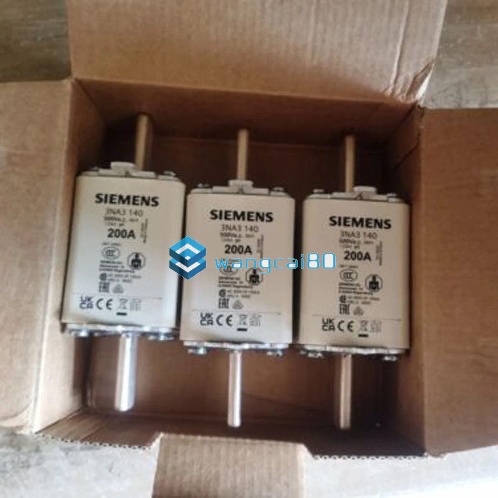 3PCS/1Box Siemens 3NA3140 NH1-gG 200A 500V Fuse -New