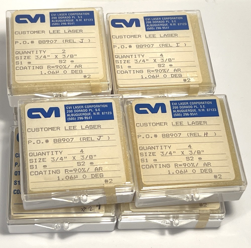 CVI 90% R @ 1064nm mirrors Ø3/4″ YAG