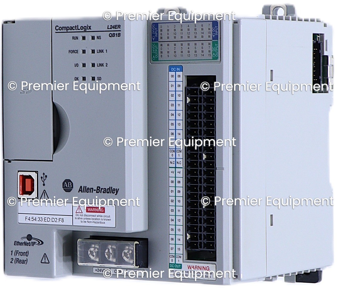 * ALLEN BRADLEY 1769-L24ER-QB1B /A COMPACTLOGIX 5370 750KB D I/O CONTROLLER