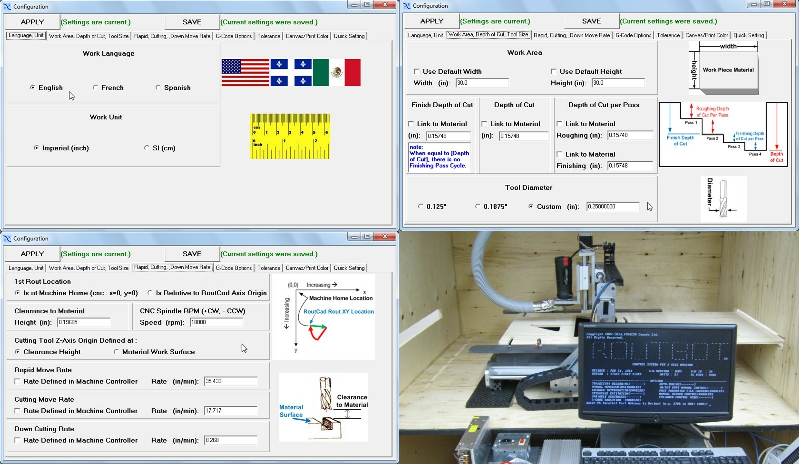 CAD CAM Software Luxe CNC Mill Mach 3 EMC2 G-Code with tutorial video Download