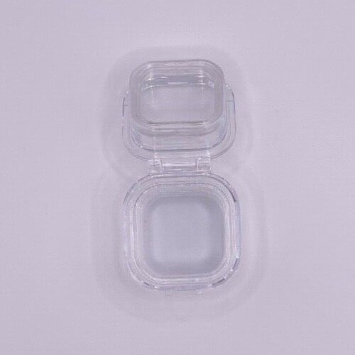20 Pack, Denture False Teeth Membrane Case Container Hinged Display Box Jewelry