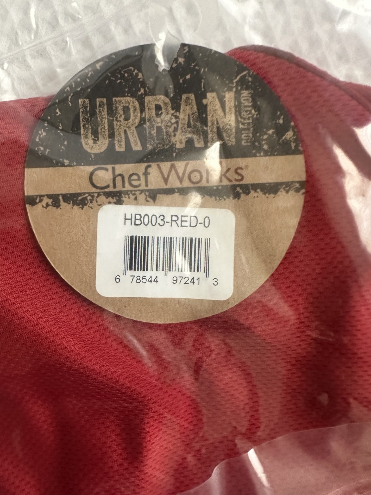 NEW! Chef Works Urban Collection Hat HB003-RED