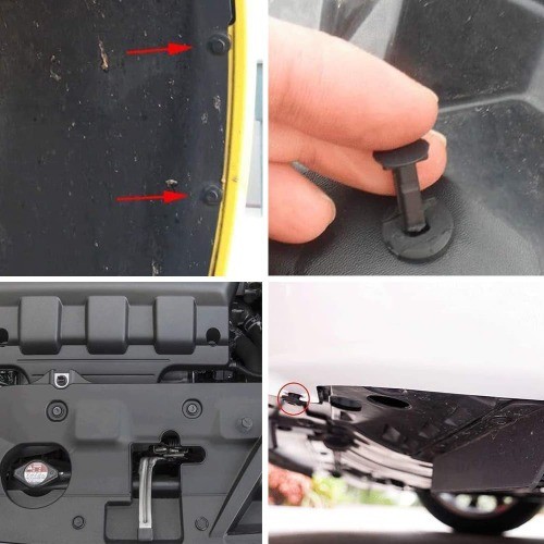 35PCS Engine Under Cover Splash Shield Guard Body Bolts,Bumper Fender Liner Push