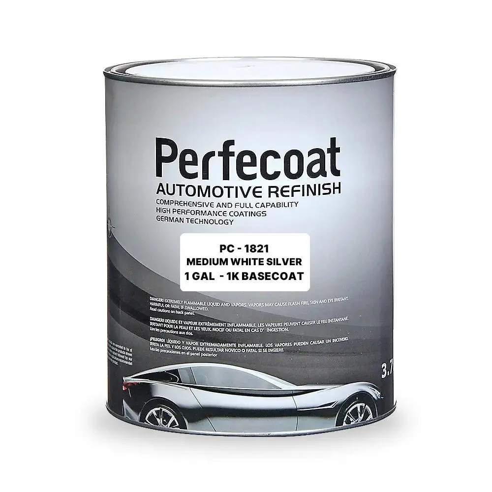 Perfecoat 1K Basecoat Metallic Toners PC-1821 Medium White Silver – GAL