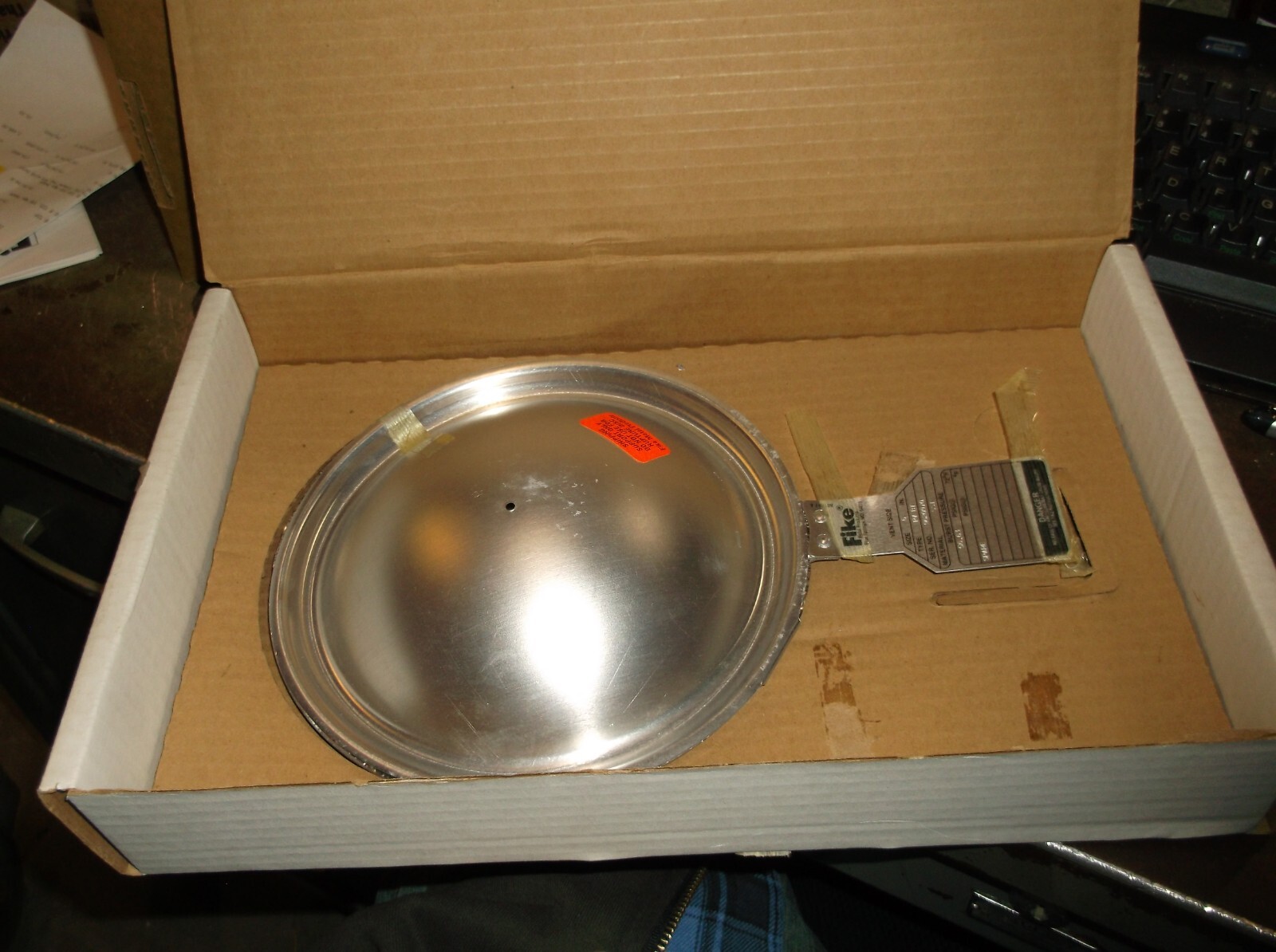 NIB FIKE PV BT RUPTURE DISC SIZE 6 56.63 PSIG BURST PRESSURE (672)