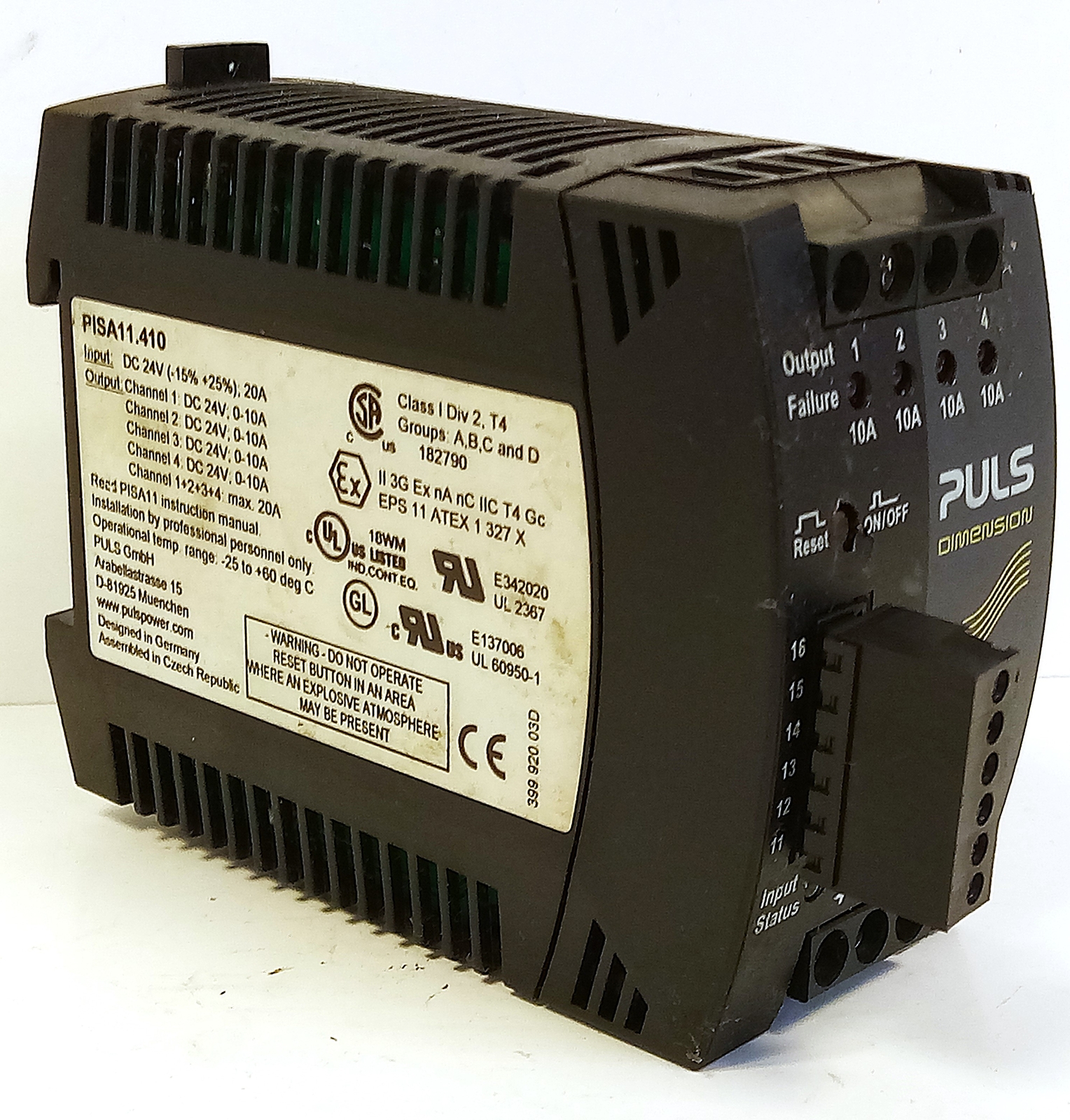 PULS PISA11.410 PLC Protection Module